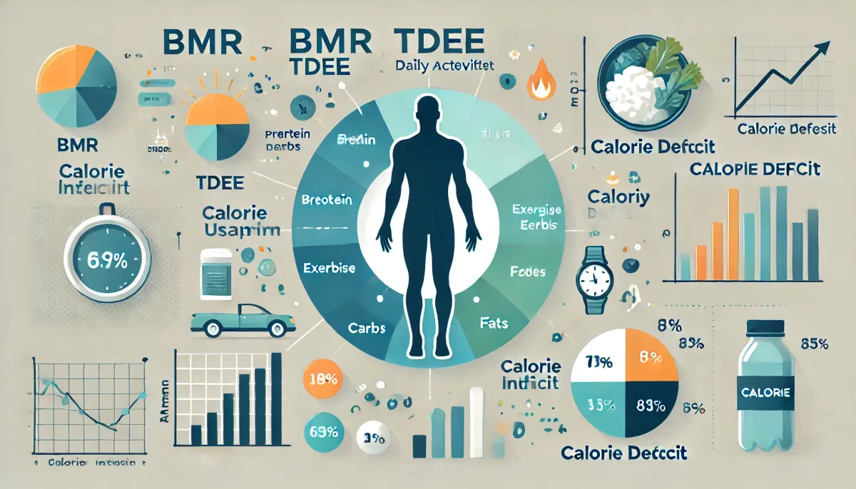 BMR, TDEE และ Calorie Deficit: คู่มือเข้าใจง่าย พร้อมตัวอย่างและแนวทางลดน้ำหนักแบบนับแคล